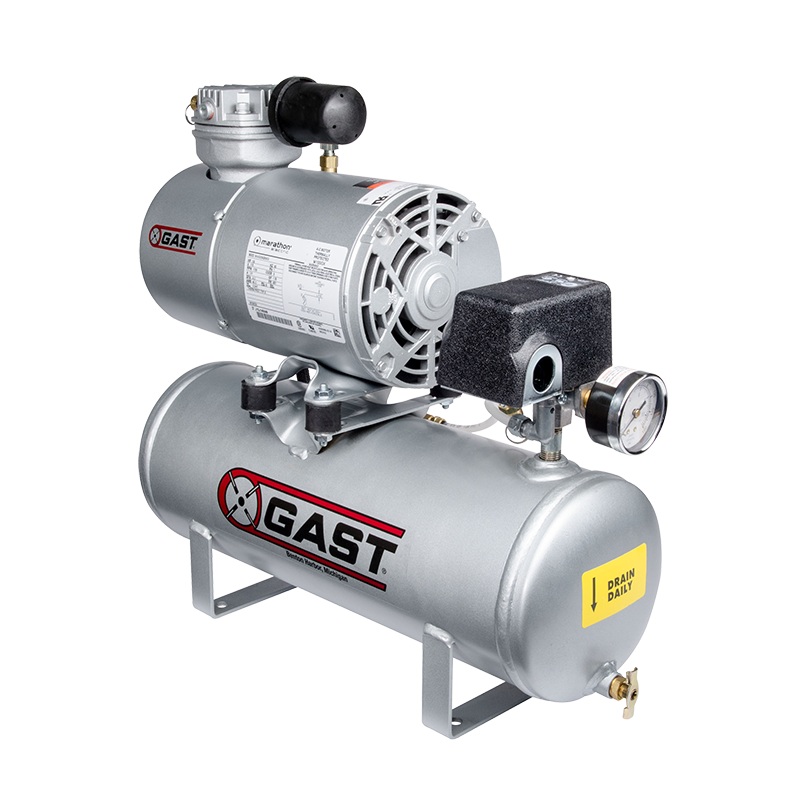 Gast Model 2HAH-11T-M200X Vacuum Pump/ Piston Air Compressor 