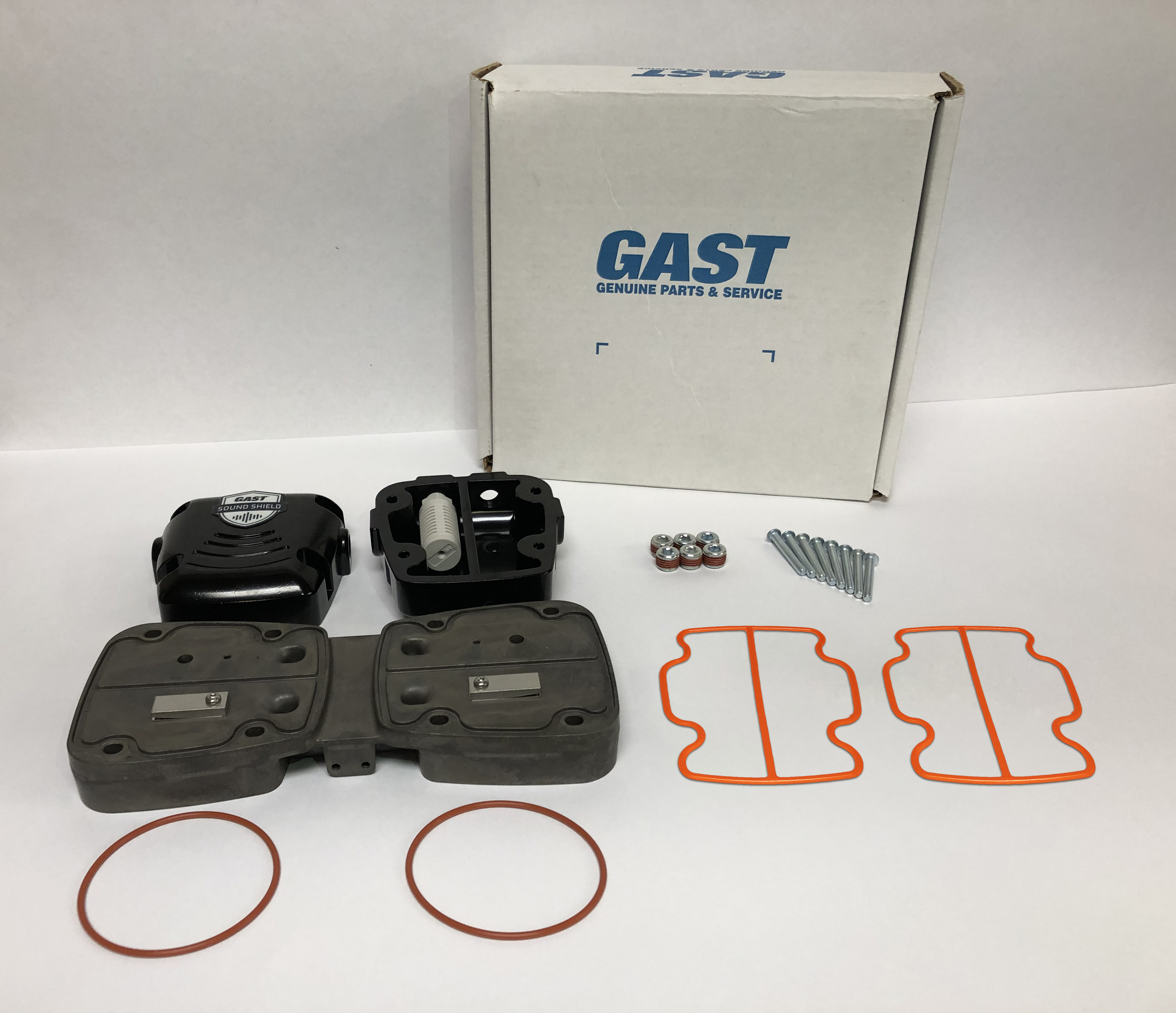 Content image of SSP87R6-01 kit featuring Gast branded packaging